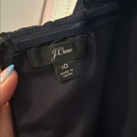 LNC- jcrew - size 10- floral appliqué cocktail dress - Picture 8 of 12